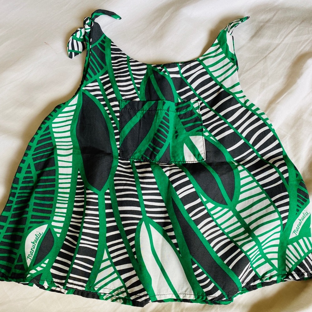 Manuhealii hawaiian toddler girl top dress new